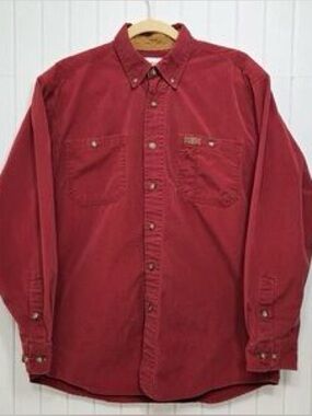 Carhartt Men's Relaxed Fit Heavy Weight Canvas Long Sleeve Shirt